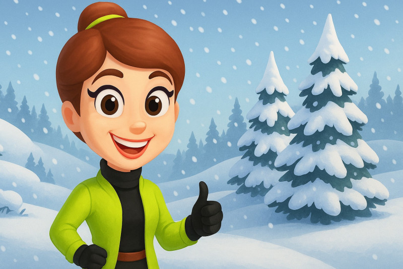 Winter praatoefeningen - Taal en luisteren voor jonge kinderen (gratis download)