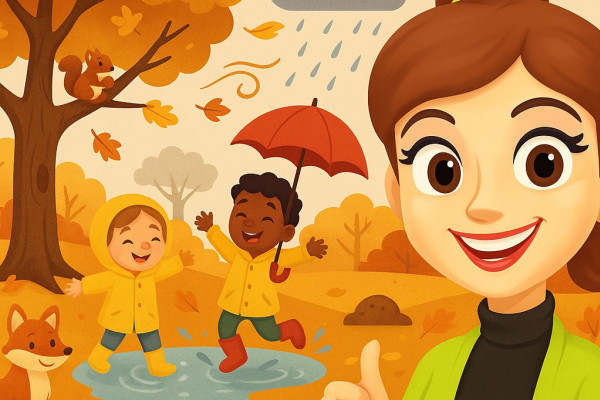 Praatjuf Praatplaat thema 'Herfst' - Oefeningen voor thuis